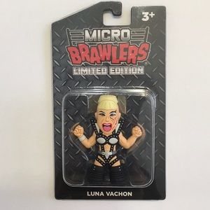 Luna Vachon Limited Edition Micro Brawler. Wrestling Mini Figure.